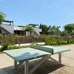 V0767 - - T4 Jardin Climatisation Solarium Ménage Draps Villa Vias